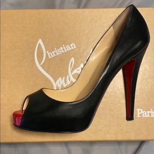 Christian Louboutin Very Prive 120 Patent Calf Toe